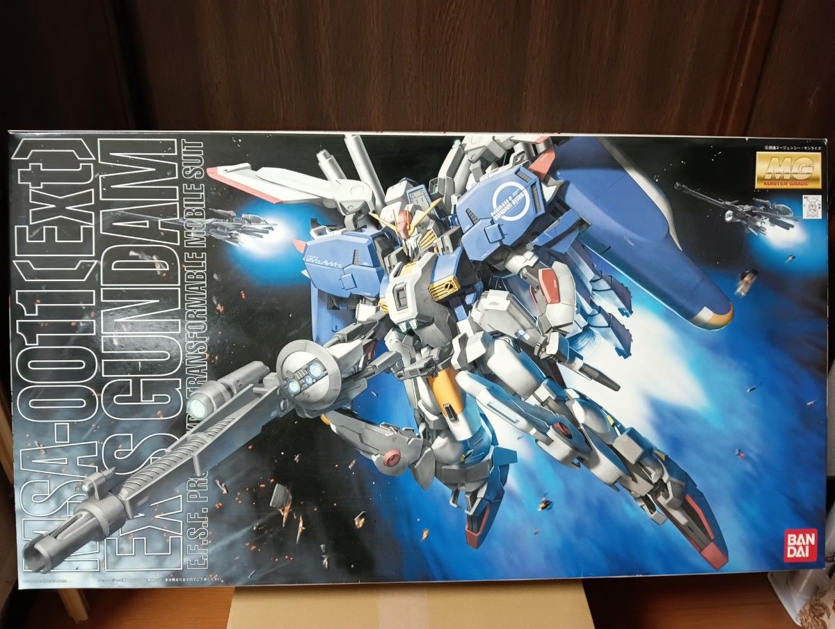 MG 1/100 Ex-Sガンダム Sガンダム パチ組み完成品 ジャンク 箱説明書