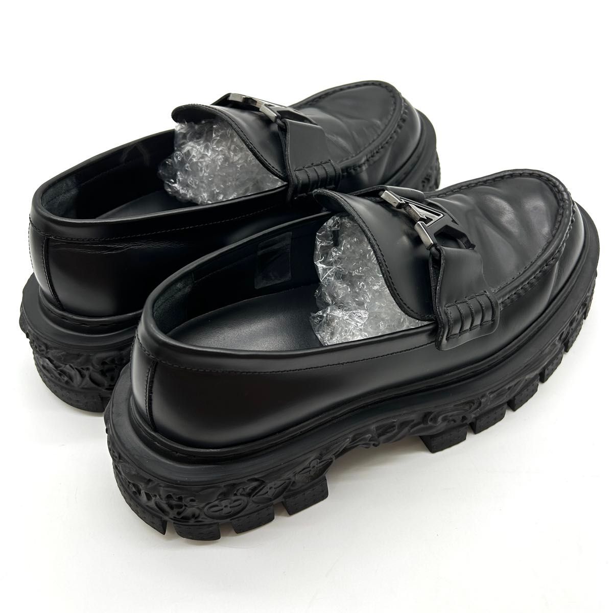 美品 26cm ルイヴィトン LOUIS VUITTON バロックライン ローファー 靴