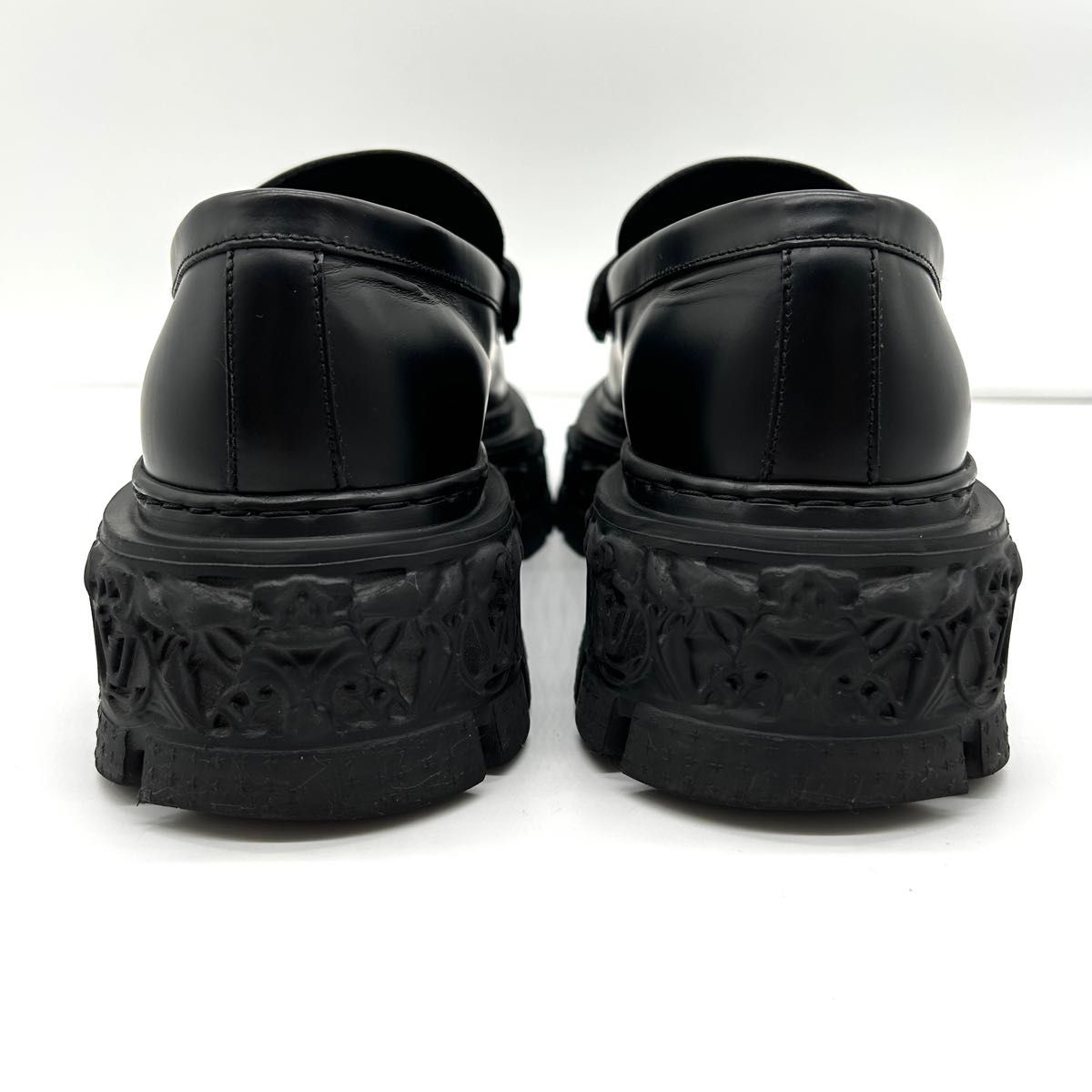 美品 26cm ルイヴィトン LOUIS VUITTON バロックライン ローファー 靴