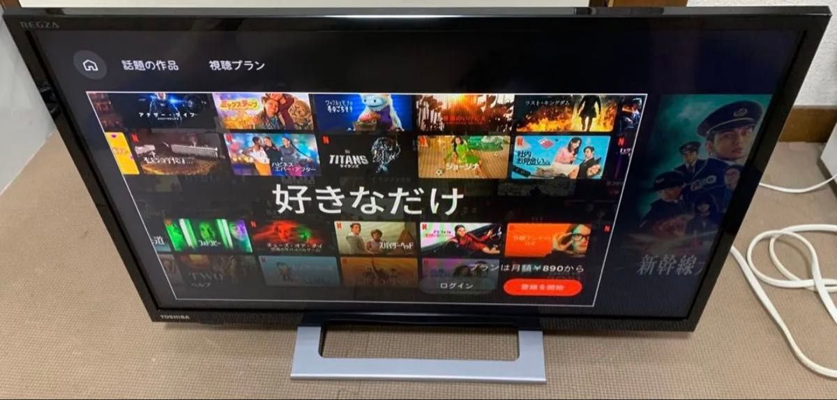 東芝レグザ 24V34 24型2023年製 上地 BS/CS 動画可テレビ｜Yahoo