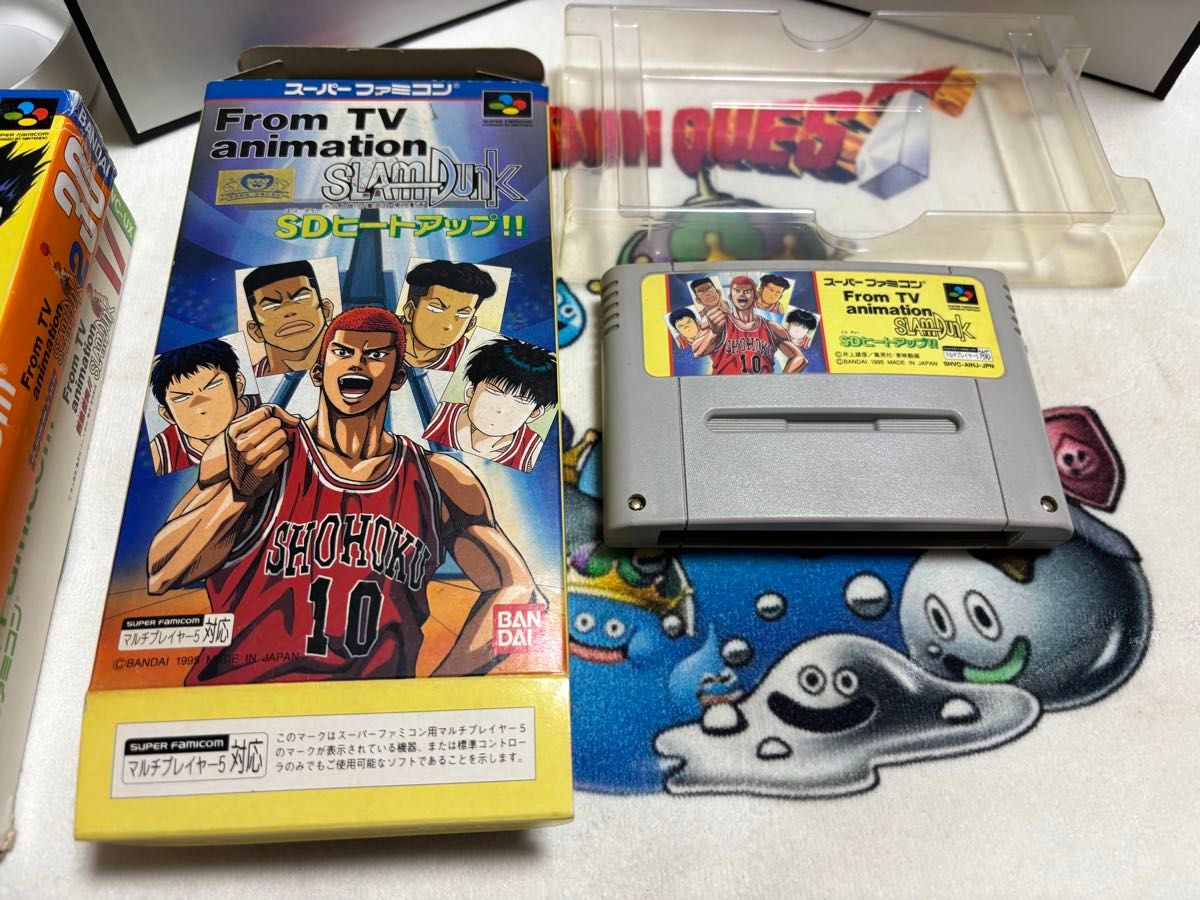 スラムダンク スーパーファミコンソフト 3本セット 箱付き SD 説明書欠