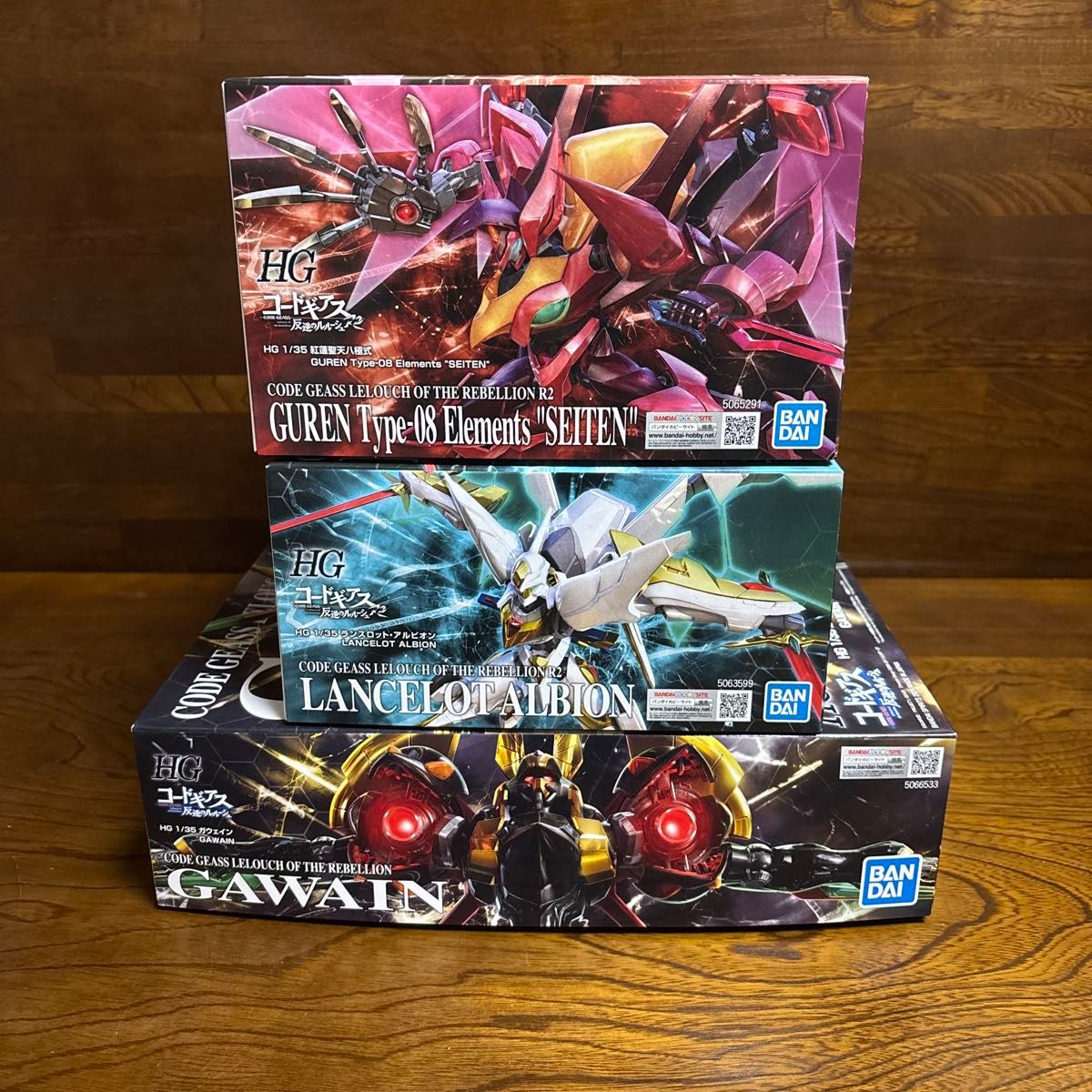 プレバン限定】HGコードギアス プラモデル3種セット【新品未使用品