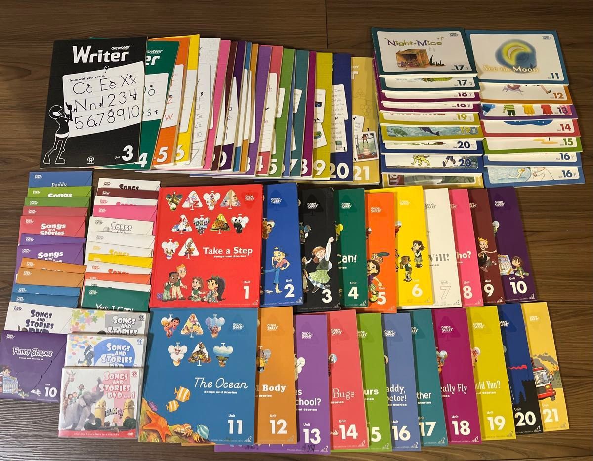 GrapeSEED 英語教材 グレープシード 英語 Unit 1〜21 テキスト writer