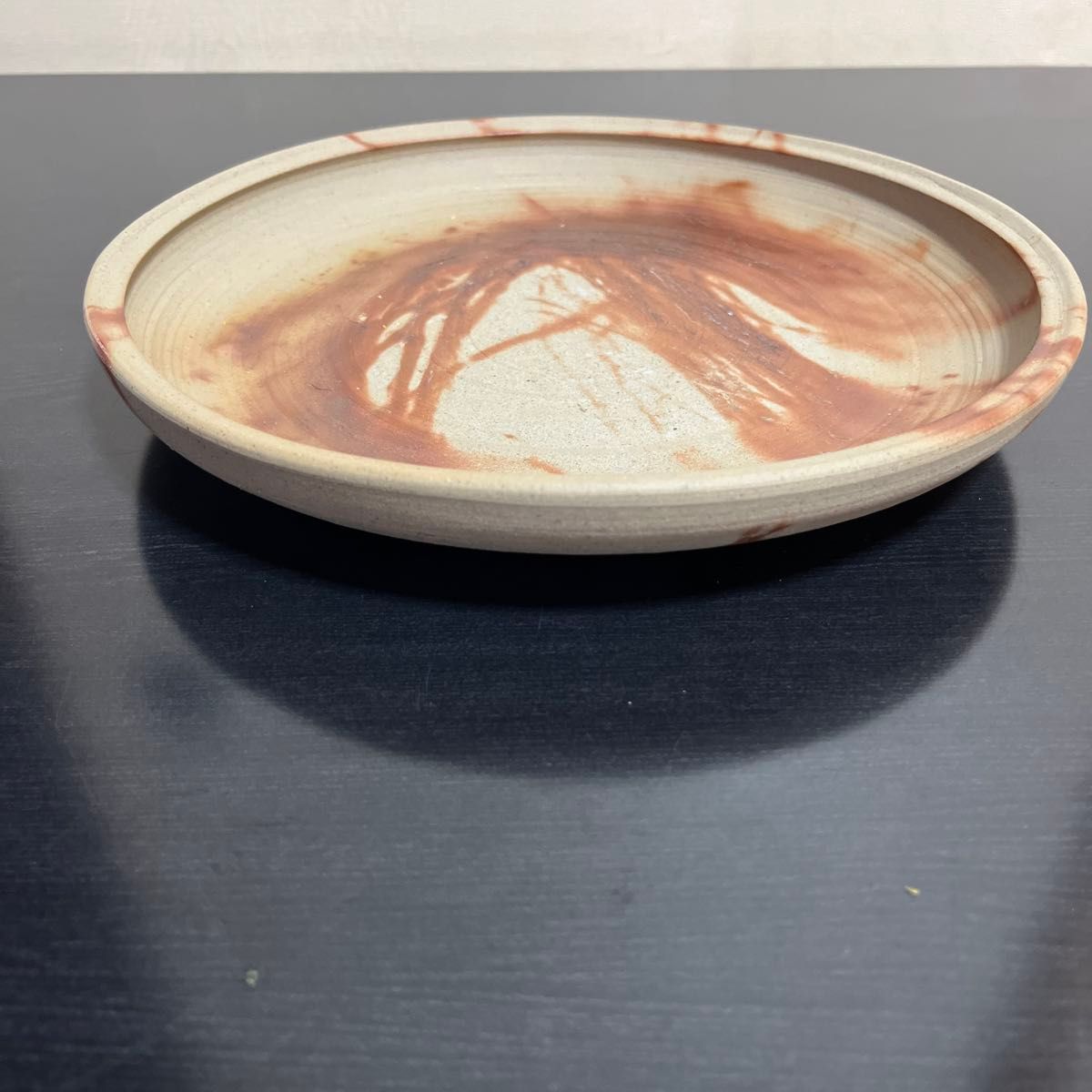 備前焼 南燦窯 緋襷 大きめサイズ 鉢・皿 備前焼 人間国宝藤原雄先生