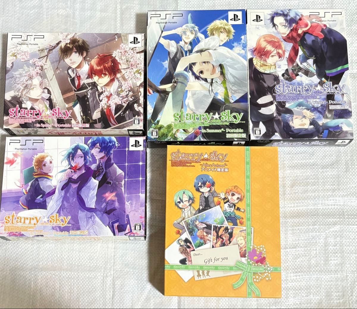 Starry Sky スタスカ PSP Spring Summer Autumn winter アニメイト限定