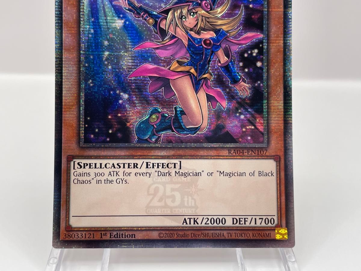 EU版 25th ブラックマジシャンガール イラスト違い クオシク 遊戯王 ③