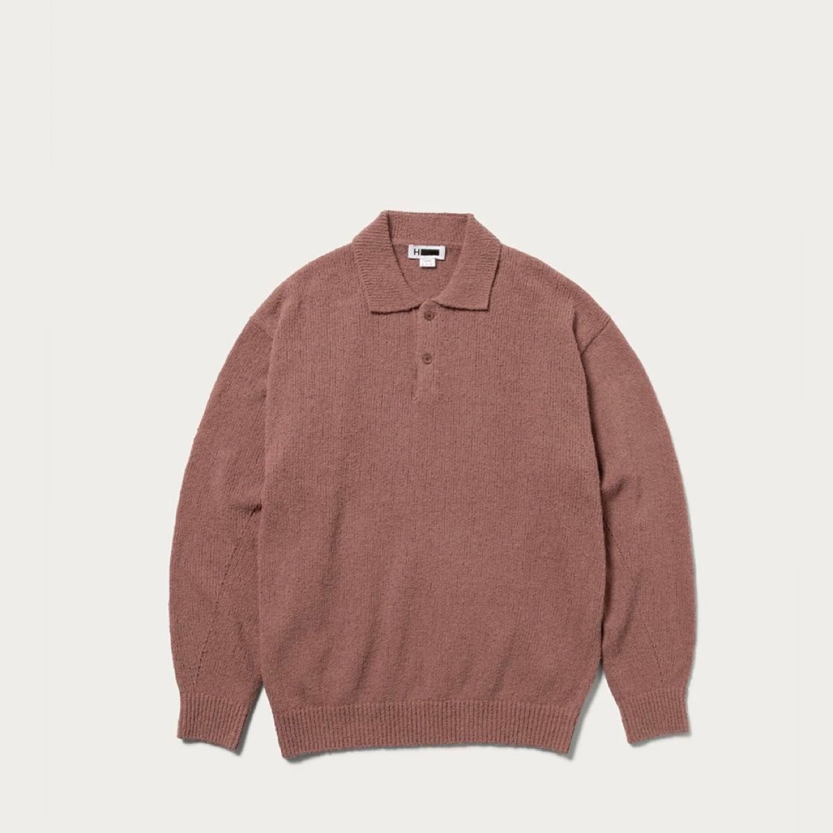 新品未使用 タグ付き H BEAUTY&YOUTH ニットポロ ピンク ニット