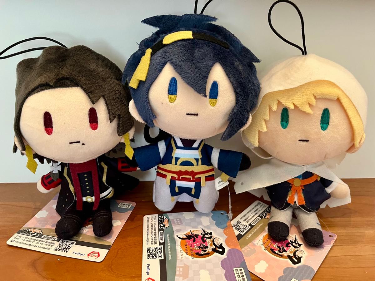 刀剣乱舞 ONLINE ゴム紐付き御伴散歩ぬいぐるみ 3点セット｜Yahoo
