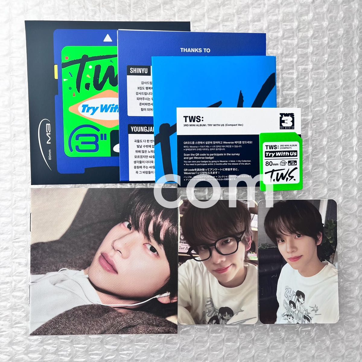 シニュ ドフン ヨンジェ 団体 TWS TRY WITH US トレカ アルバム CD