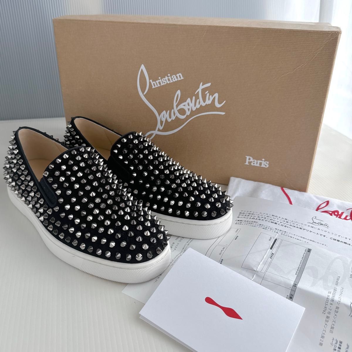 Christian Louboutin クリスチャンルブタン フラットシューズ スタッズ