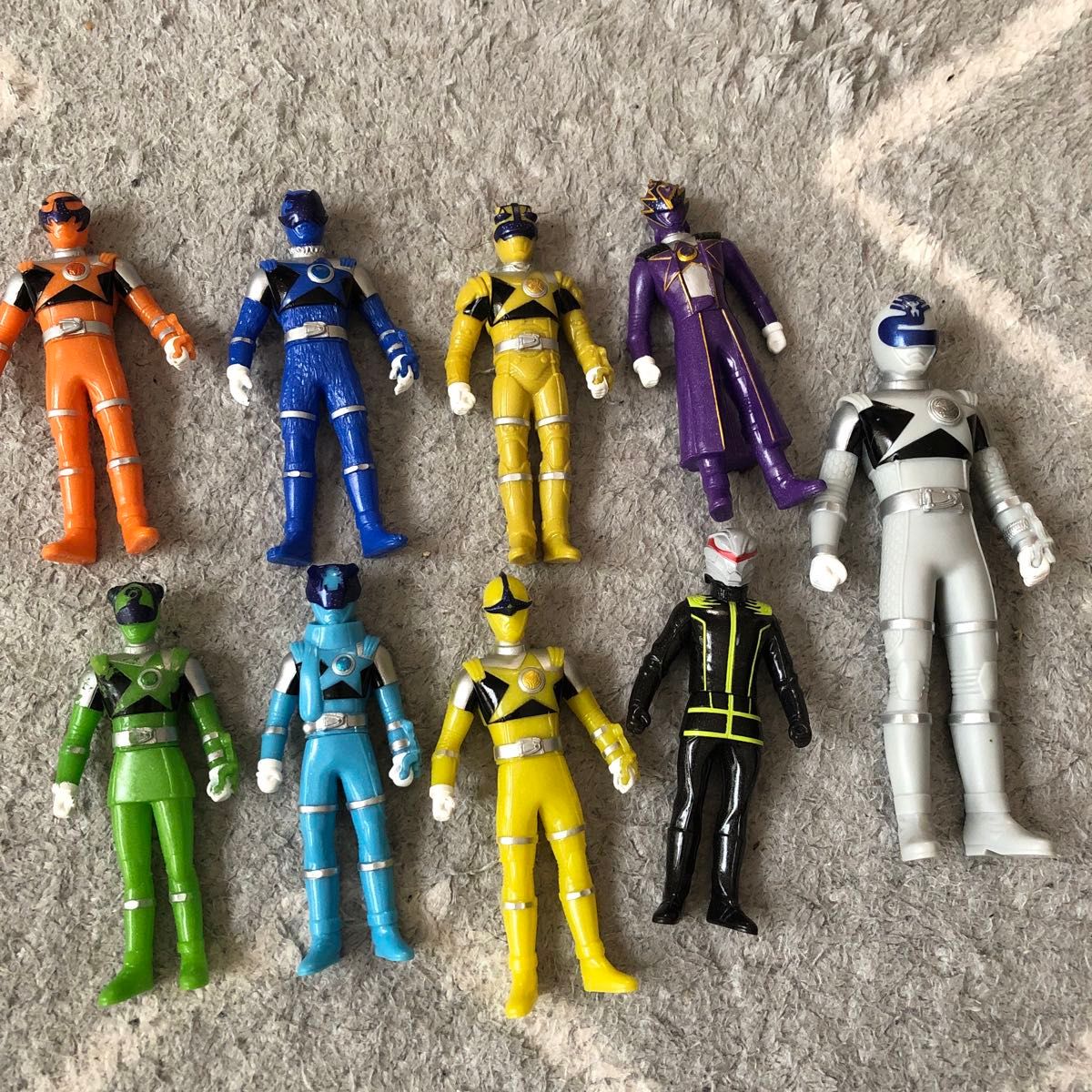 戦隊ヒーロー 宇宙戦隊キュウレンジャー ミニフィギュア 9体セット