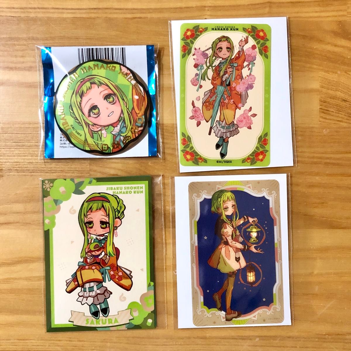 地縛少年花子くん 10周年記念ミュージアム 七峰桜 ジュエリー缶バッジ