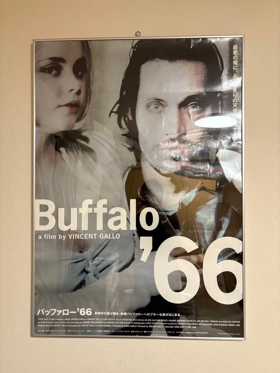 Buffalo66 当時物ポスター Vincent Gallo ヴィンセントギャロ 映画
