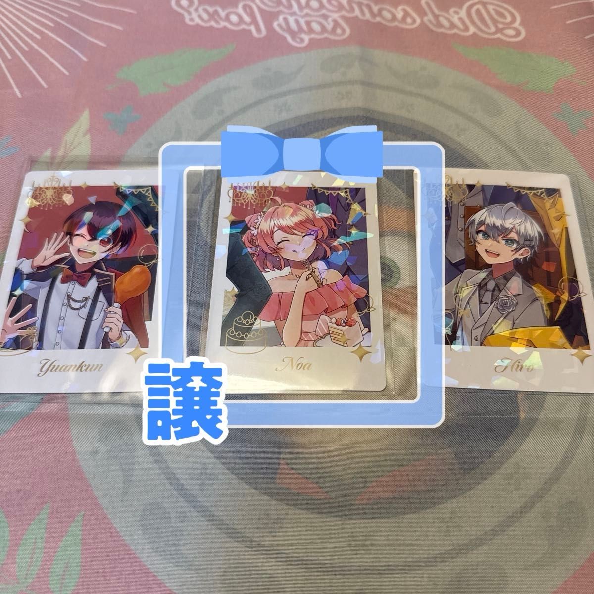 からぴち ぷぴぱ チェキ風カード ホロ カラフルピーチ｜Yahoo!フリマ