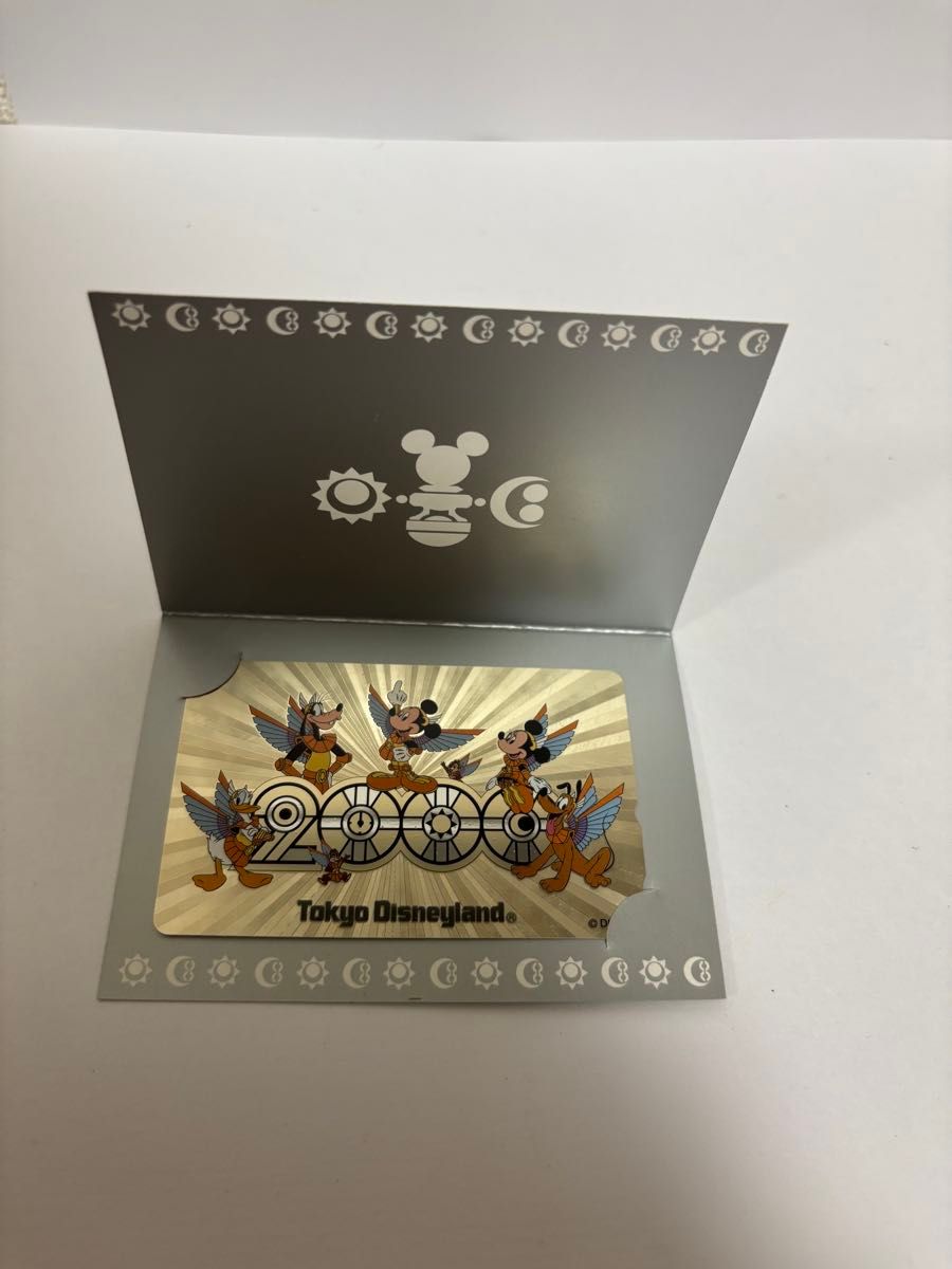 東京ディズニーランド ミレニアム 2000年記念カード テレホンカード