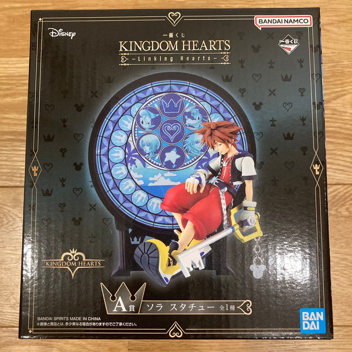 一番くじ キングダムハーツ A賞 ソラ スタチュー＆D賞 ガラスプレート