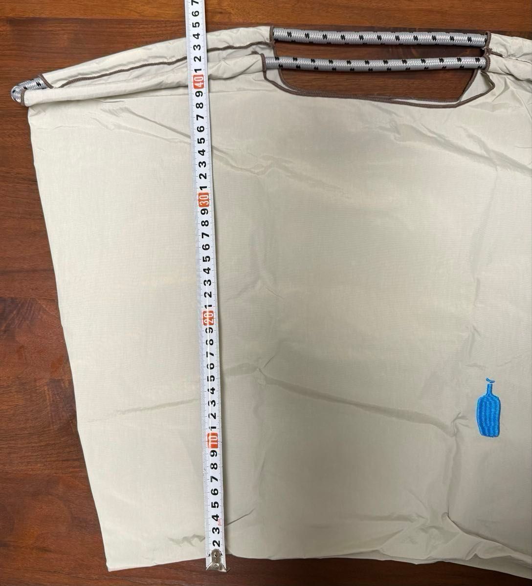 新品未使用】ブルーボトルコーヒー エンブロイダリーエコバッグ グレー