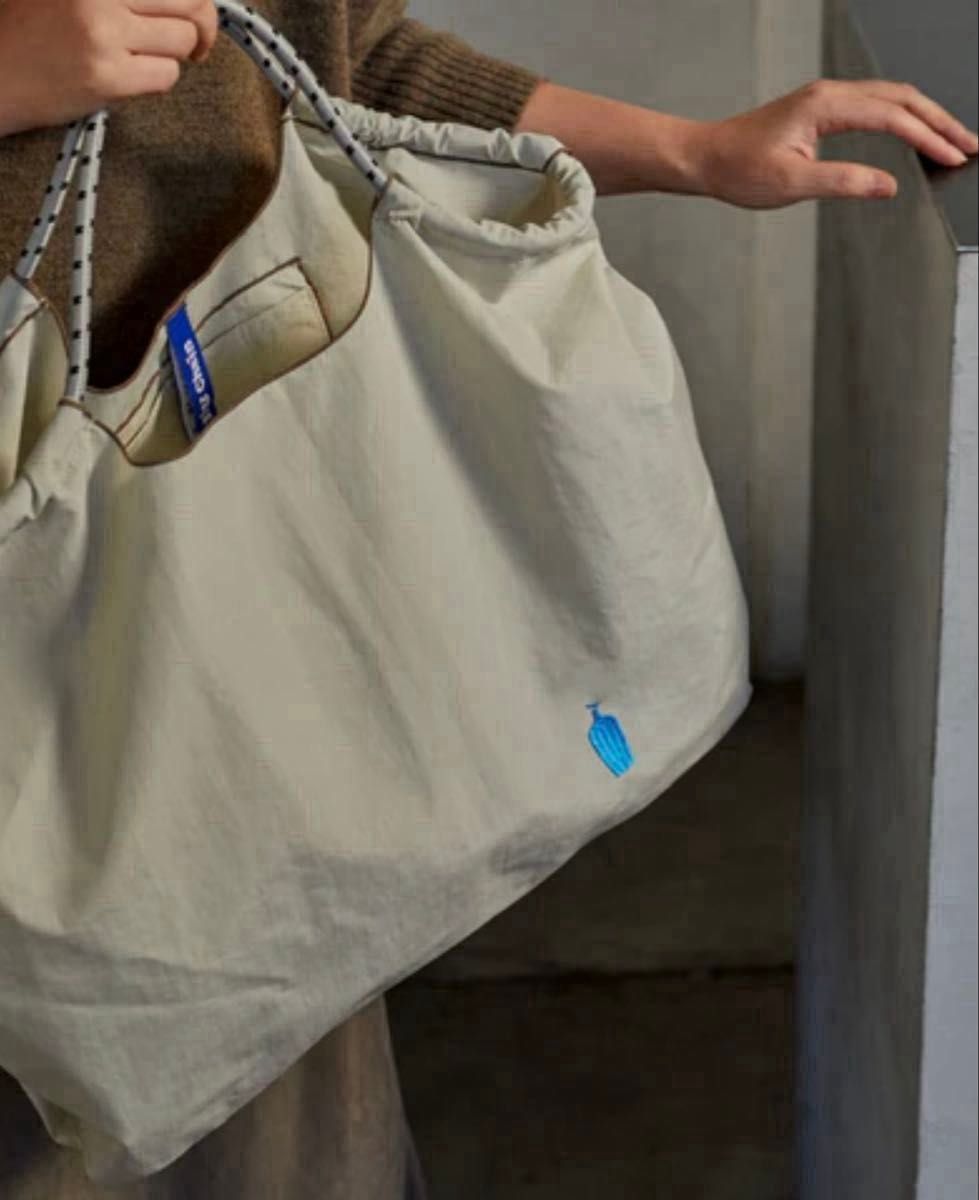 新品未使用】ブルーボトルコーヒー エンブロイダリーエコバッグ グレー
