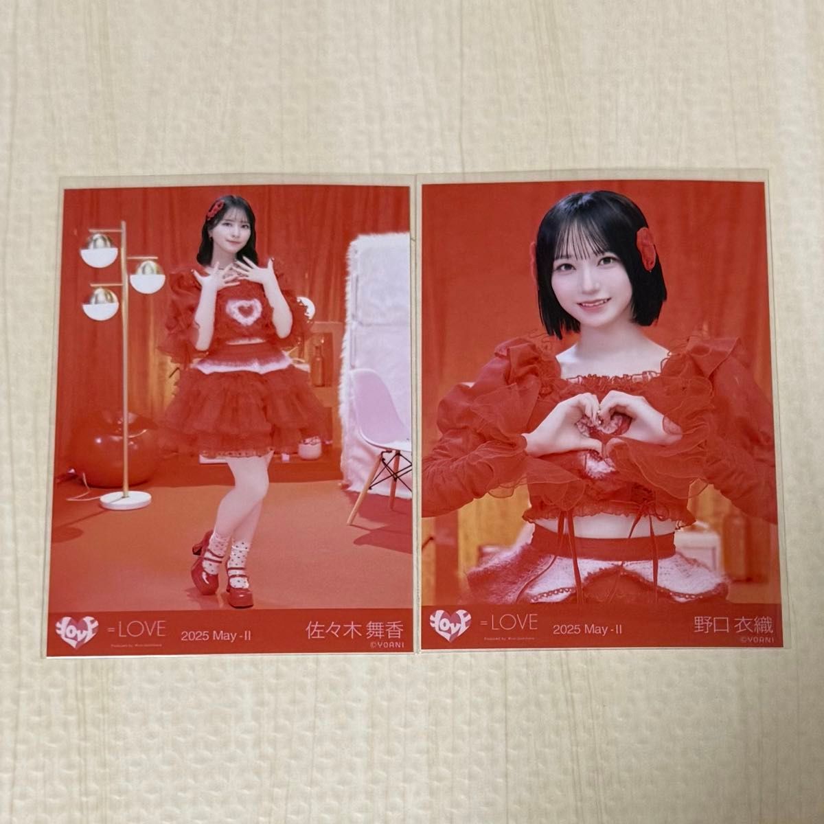 イコラブ 佐々木舞香 野口衣織 生写真 とくべチュ｜Yahoo!フリマ（旧