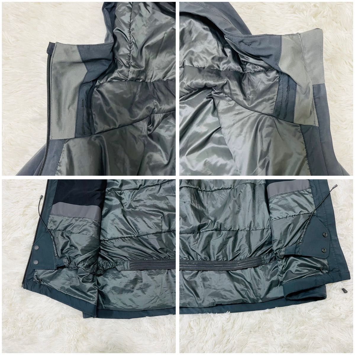 モンベル パウダーステップ パーカ Men's XL ブラック 1102534