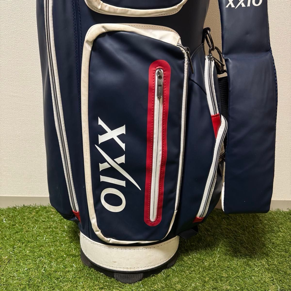 XXIO ゼクシオ キャディバッグ ネイビー 9型 47インチ対応 ゴルフ