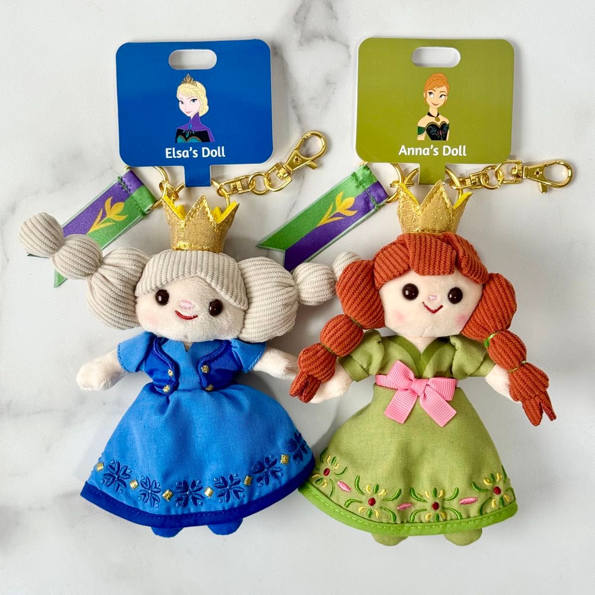 エルサ アナ ぬいぐるみキーホルダー・キーチェーン アナと雪の女王