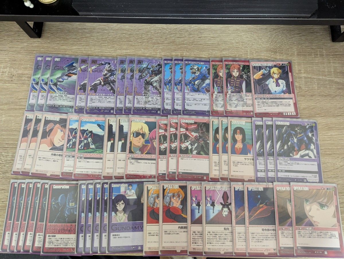 ガンダムウォー 赤紫ダブルオー デッキ｜Yahoo!フリマ（旧PayPayフリマ）