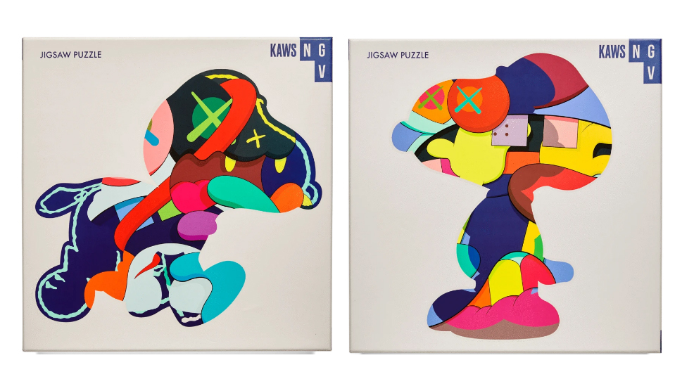 新品未開封 KAWS カウズ ジグソーパズル スヌーピー ビクトリア国立