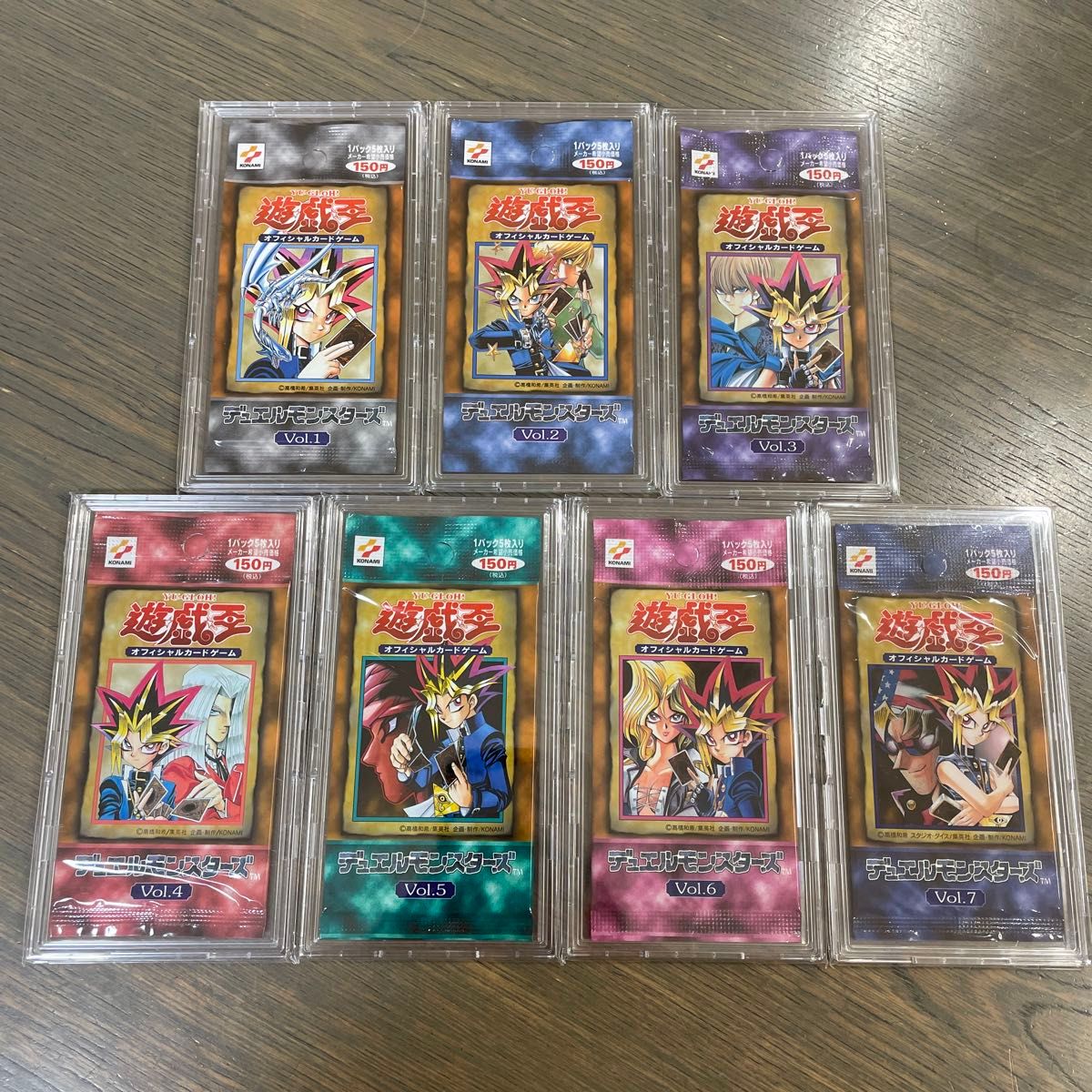 遊戯王カード 初期Vol 1〜Vol 7 未開封パックセット 絶版パック｜Yahoo