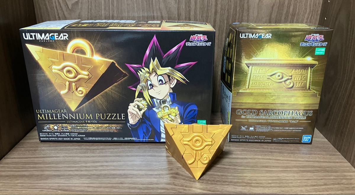 バンダイ ULTIMAGEAR 千年パズル 黄金櫃 セット 遊戯王 デュエル