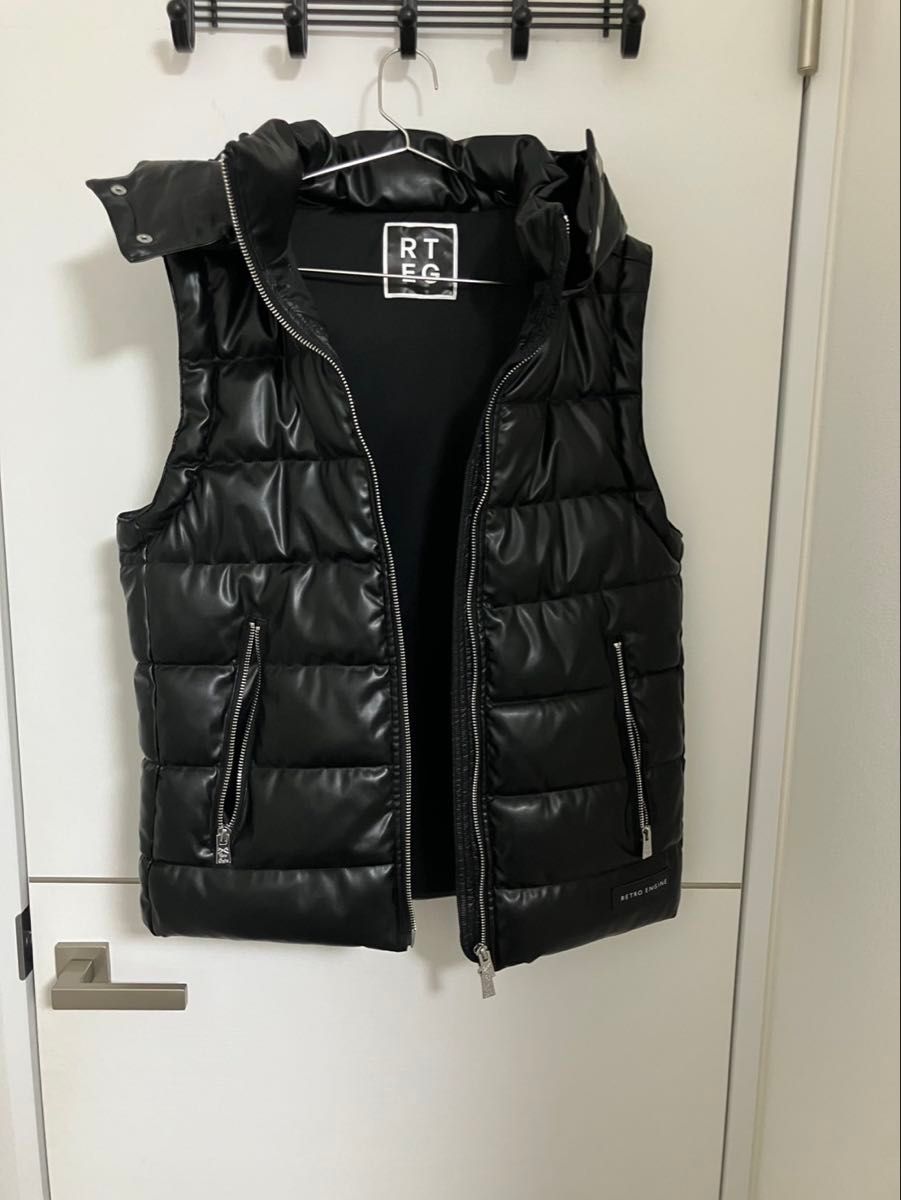 アダムスジャグラー ダウン Sサイズ adamsJUGGLER ブラック ダウン