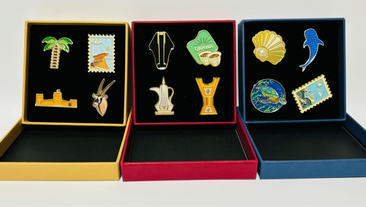 超希少】大阪関西万博 2025 カタール館限定 ピンバッジ 3種セット