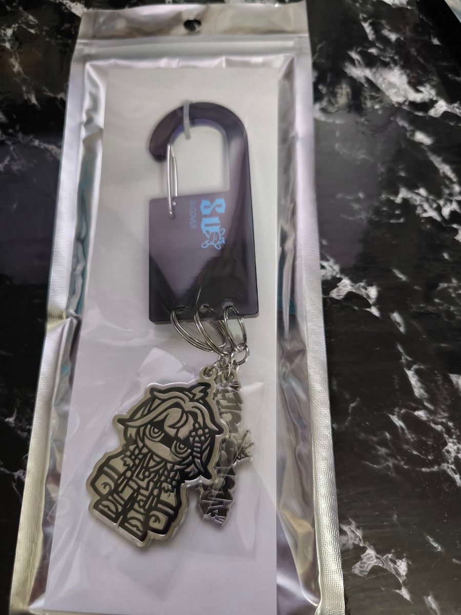 ホロライブ 水宮枢 FLOW GLOW デビュー記念グッズ カラビナメタル