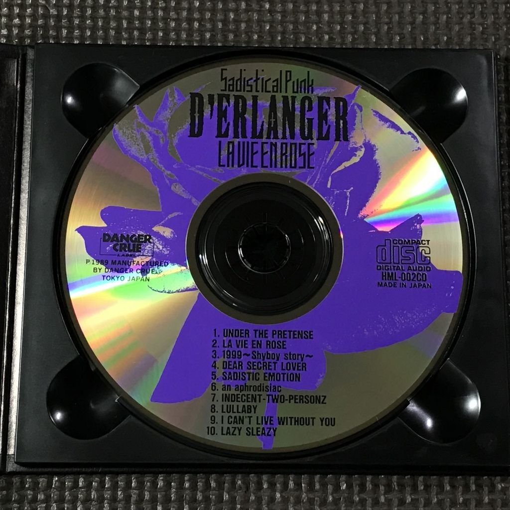 D'ERLANGER デランジェ LA VIE EN ROSE HML-002CD 初回限定3000枚