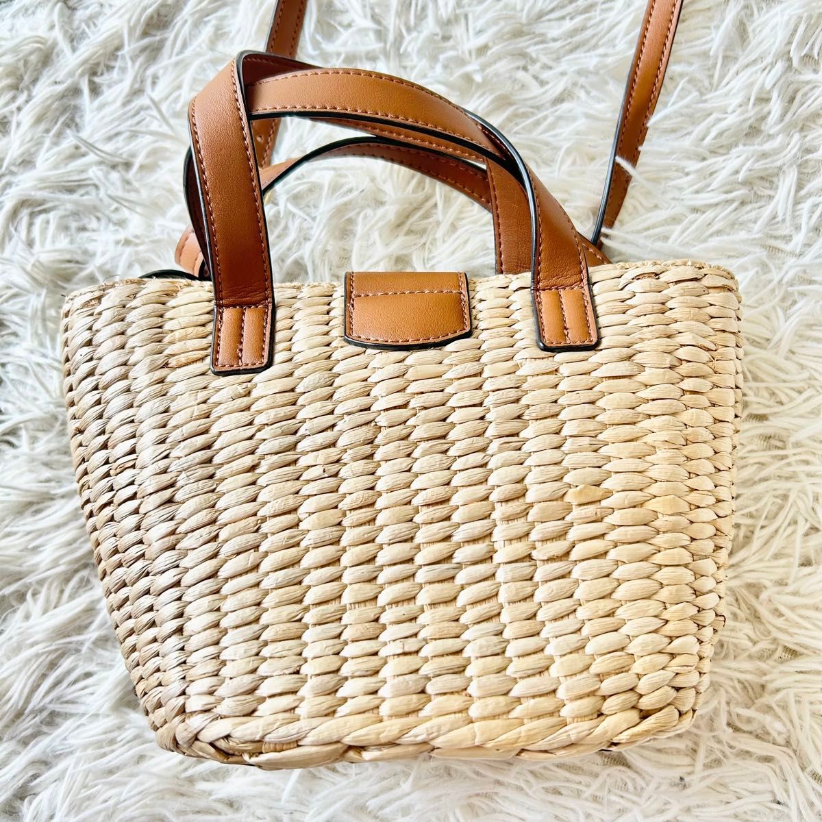 RALPH LAUREN コンチョボタン付ウエスタンカゴバッグ RALPH LAUREN