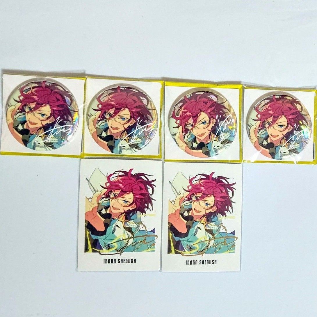 あんスタ ES 9周年記念 ぱしゃっつ & 缶バッジ 七種茨 6点セット