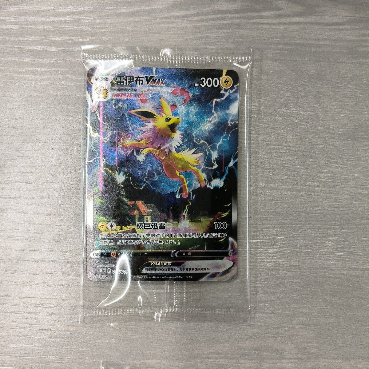 ポケモンカード 夏ポケカ 中国版 サンダース シャワーズ ブースター