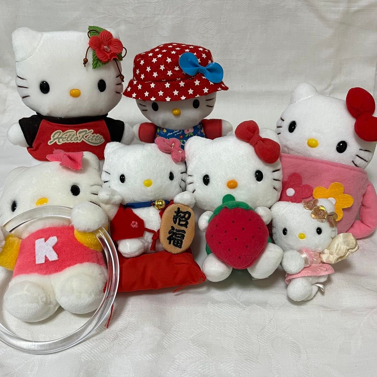 7500円が限界です 平成レトロ キティちゃん ぬいぐるみセット サンリオ