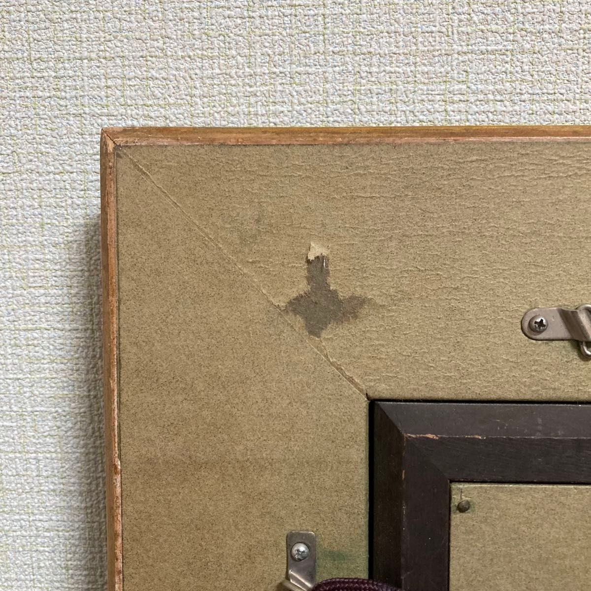 真作保証】田崎広助「朱富士」油彩0号 直筆サイン 裏書き シール有り