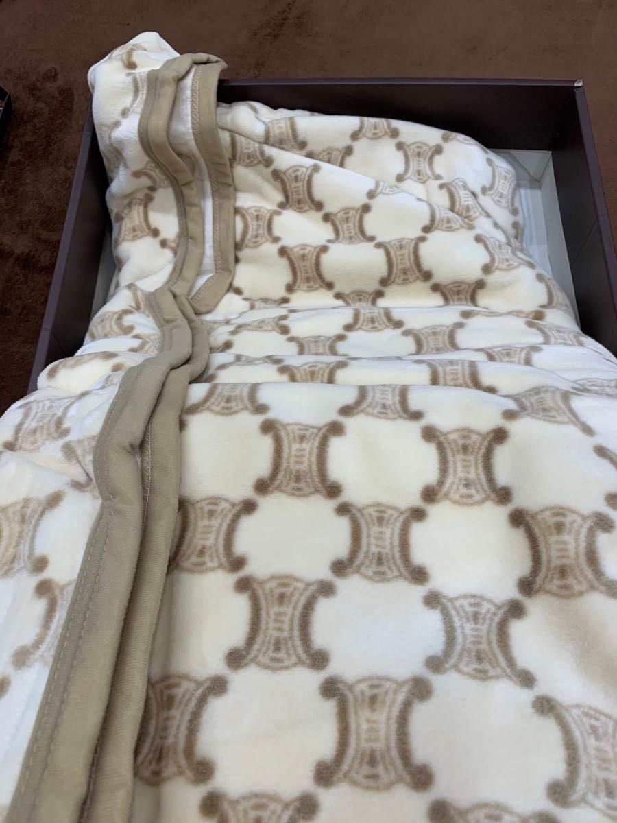 未使用】CELINE セリーヌ 綿毛布 ブランケット シーツ 140×200｜Yahoo