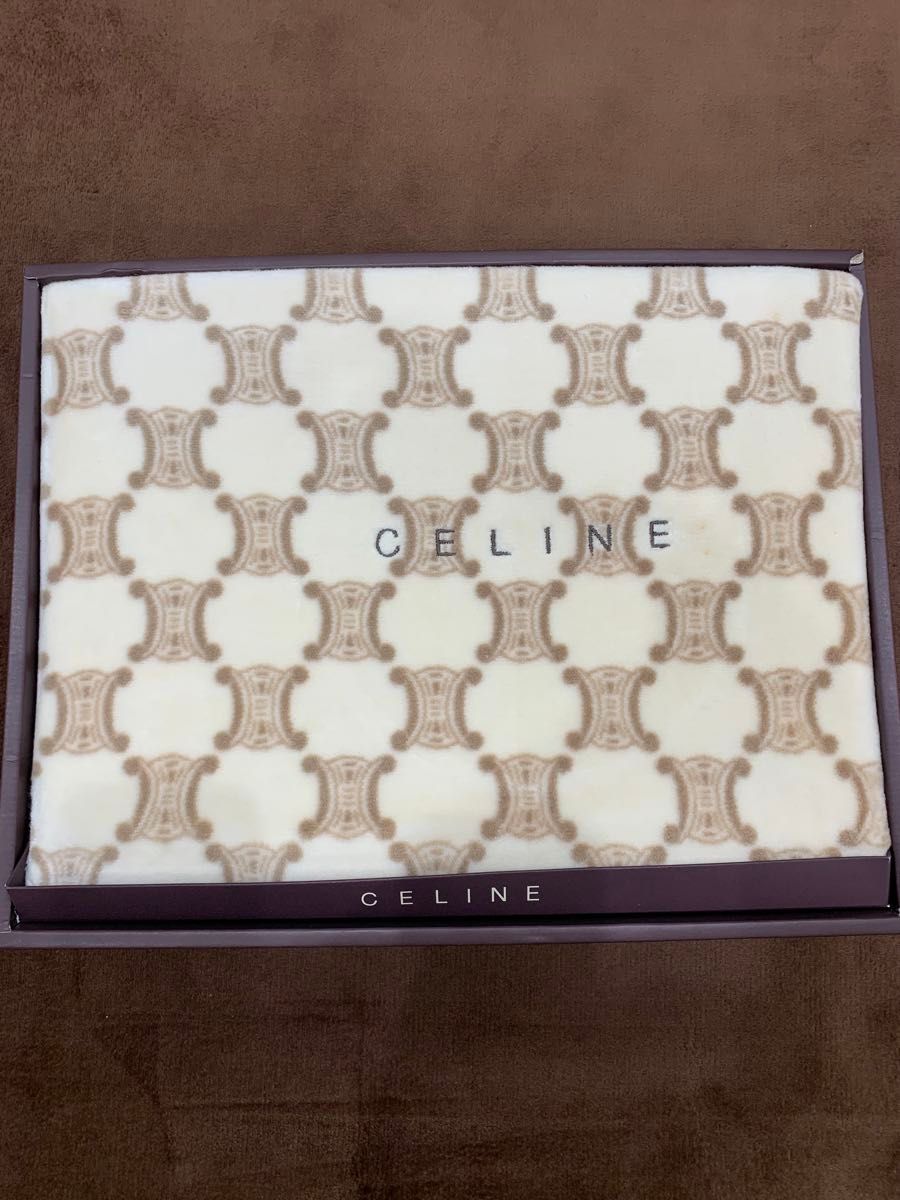 未使用】CELINE セリーヌ 綿毛布 ブランケット シーツ 140×200｜Yahoo