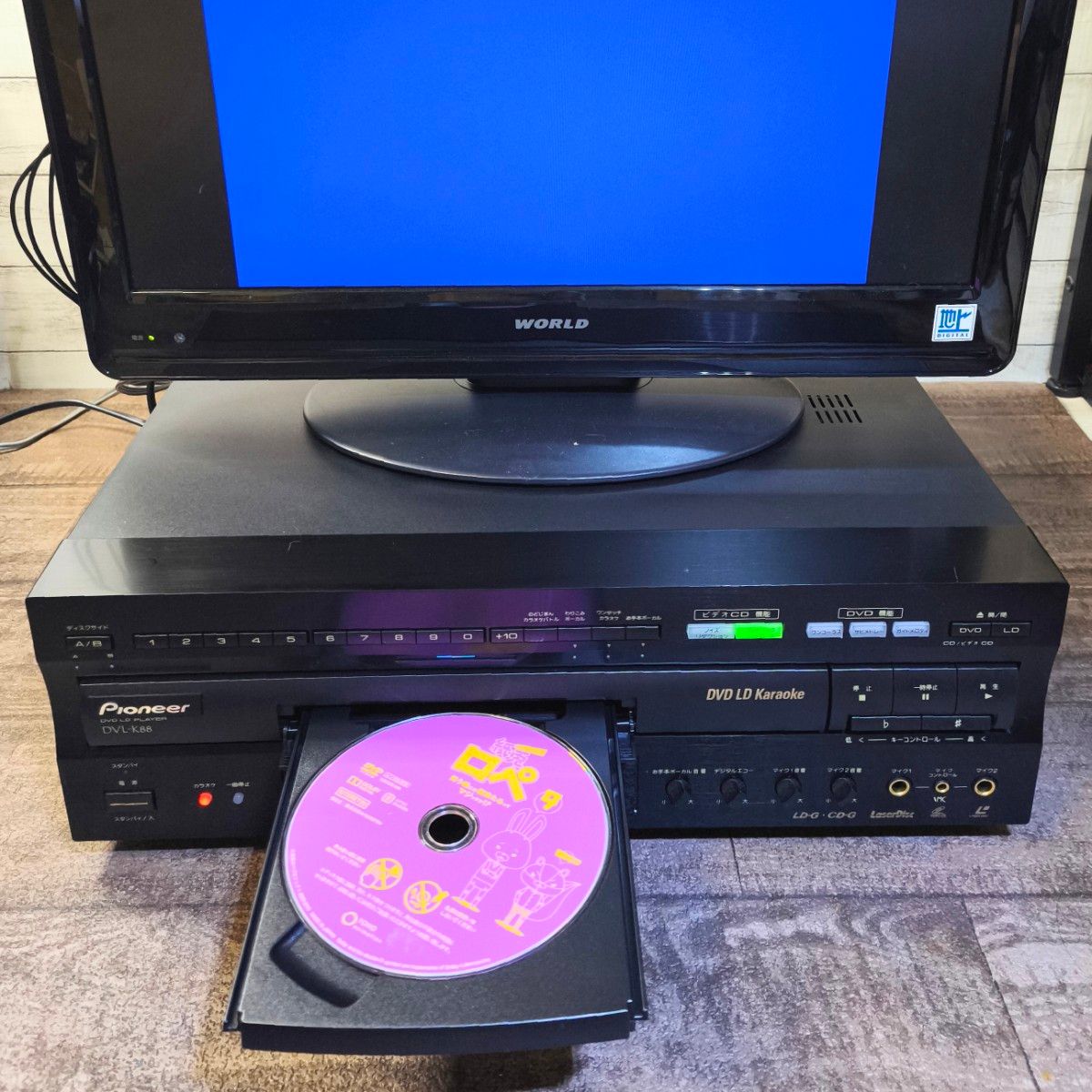 動作良好】Pioneer DVD/LDコンパチブルプレーヤー DVL-K88｜Yahoo