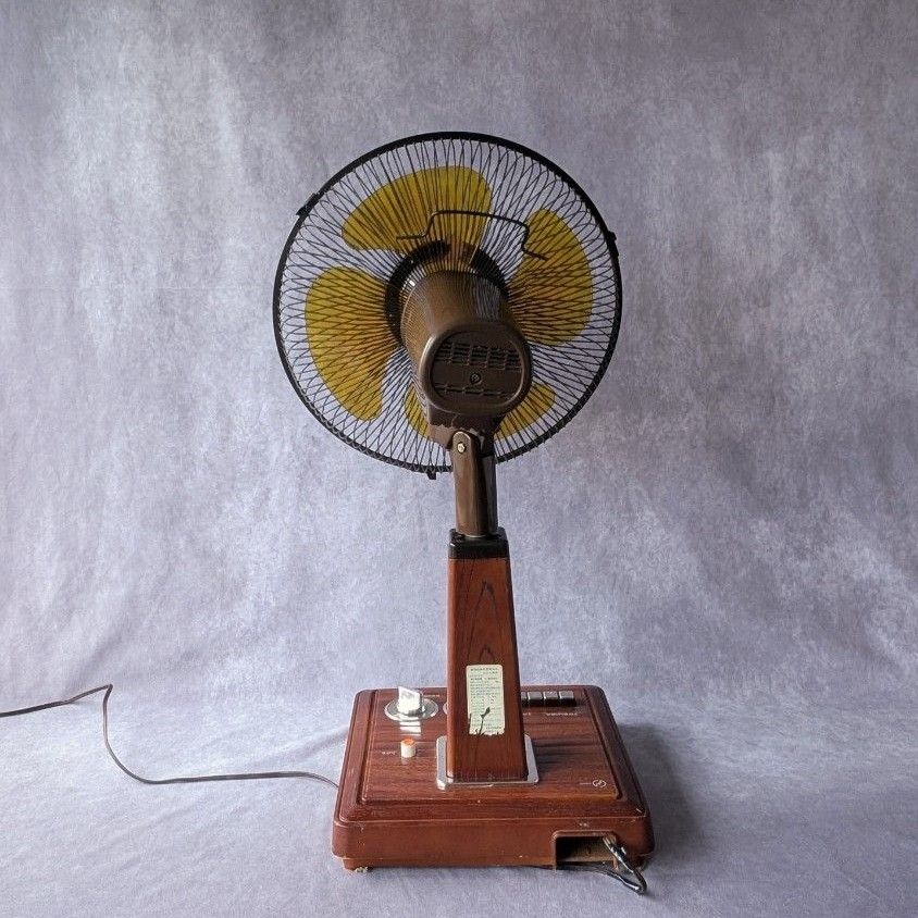 TOSHIBA レトロ扇風機 木製ベース H-30D45Y TOSHIBA レトロ扇風機
