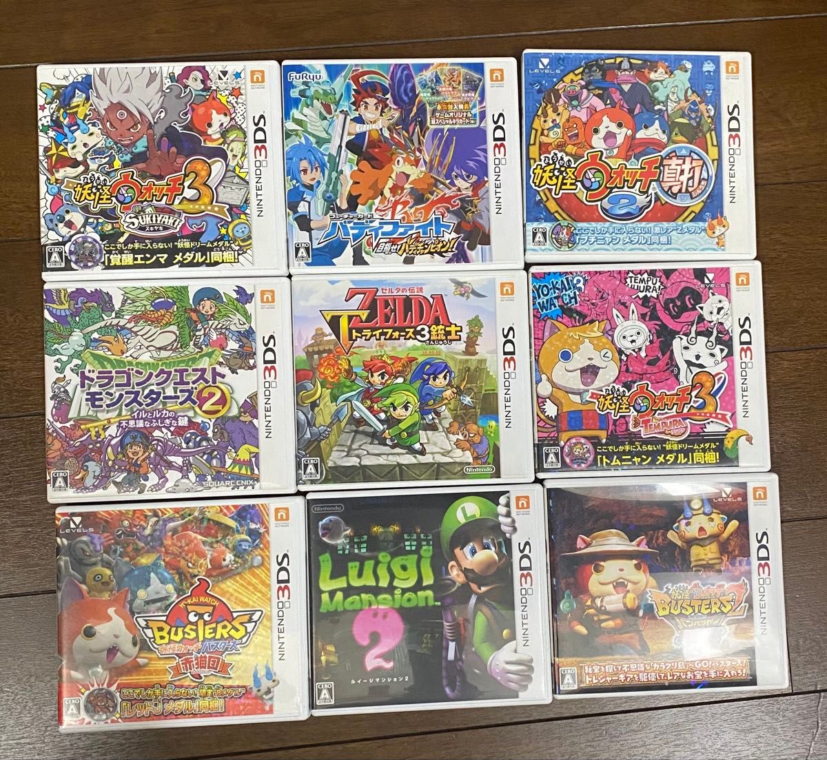 ニンテンドー 3ds LL ゲーム ソフト 妖怪ウォッチスキヤキなど17個