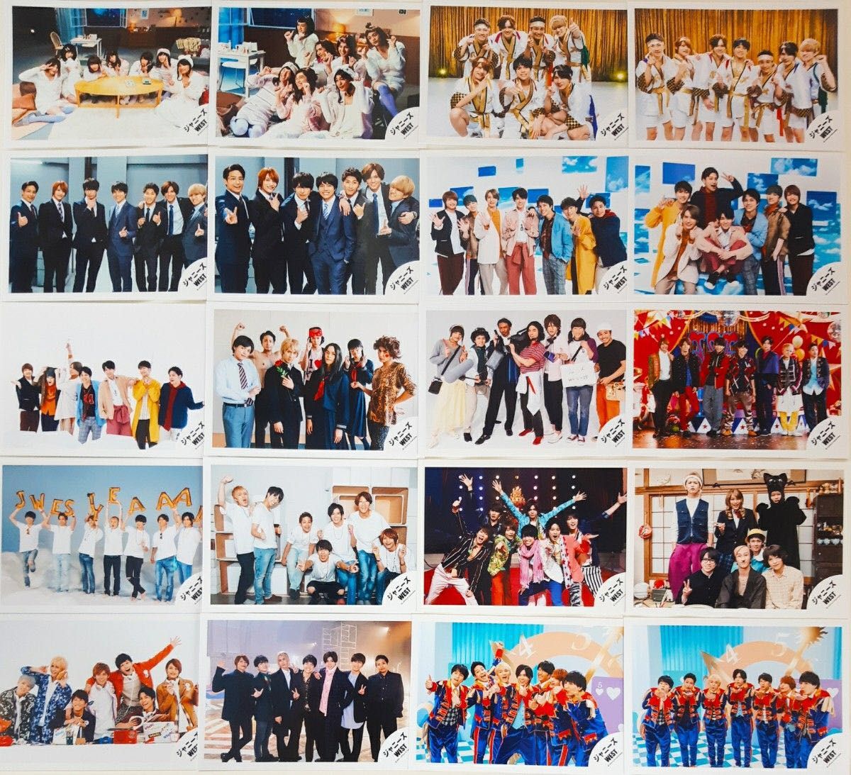 公式写真80枚セット】 WEST 集合 まとめ売り ジャニーズWEST L709