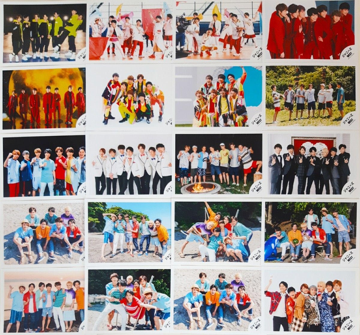 公式写真80枚セット】 WEST 集合 まとめ売り ジャニーズWEST L709