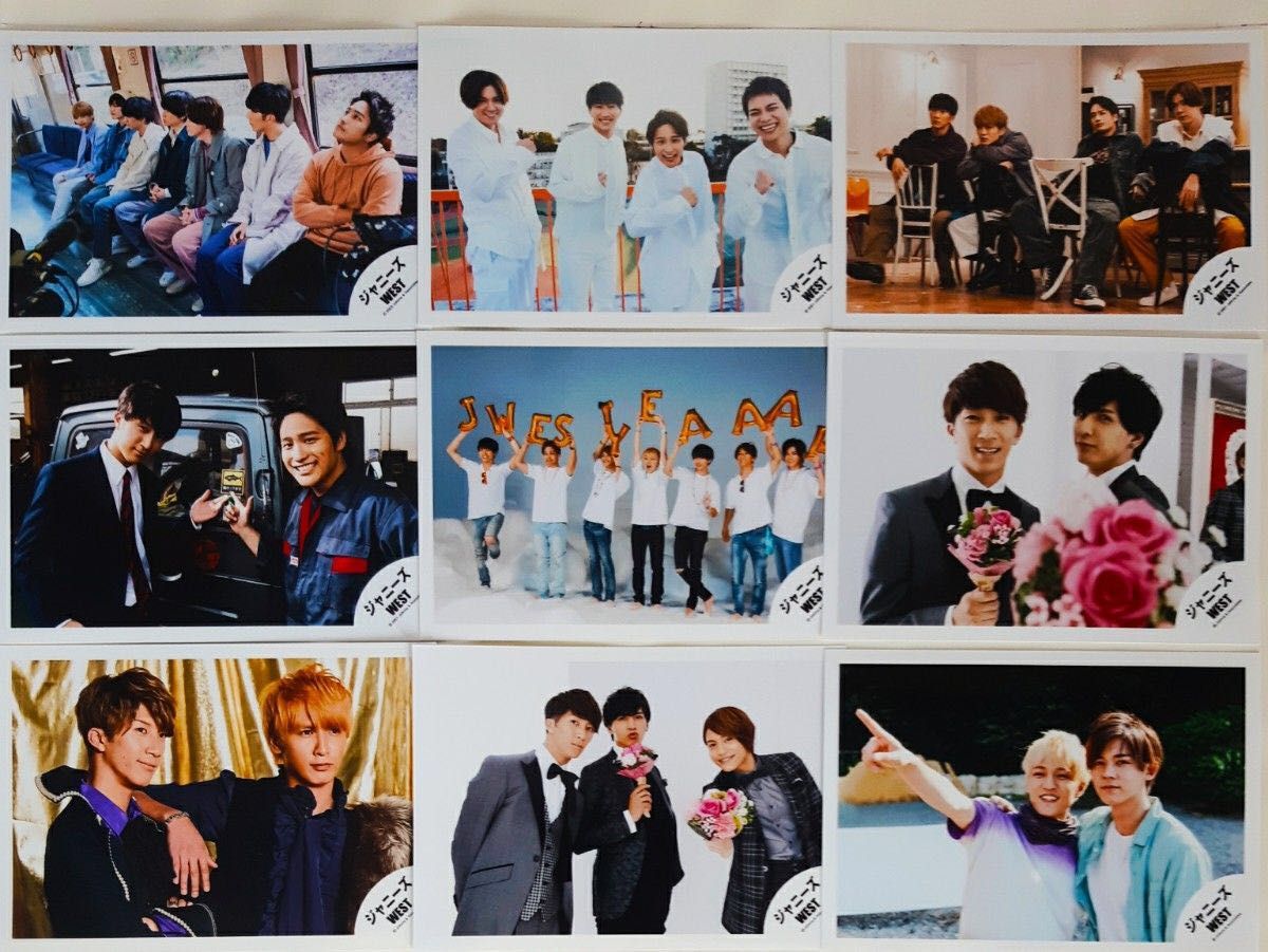 公式写真45枚セット】WEST 集合 混合 まとめ売り ジャニーズWEST L611