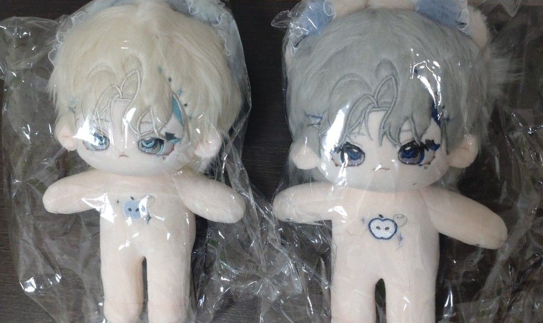 無属性ぬいぐるみ 棉花娃娃 20cm 2体セット｜Yahoo!フリマ（旧PayPay