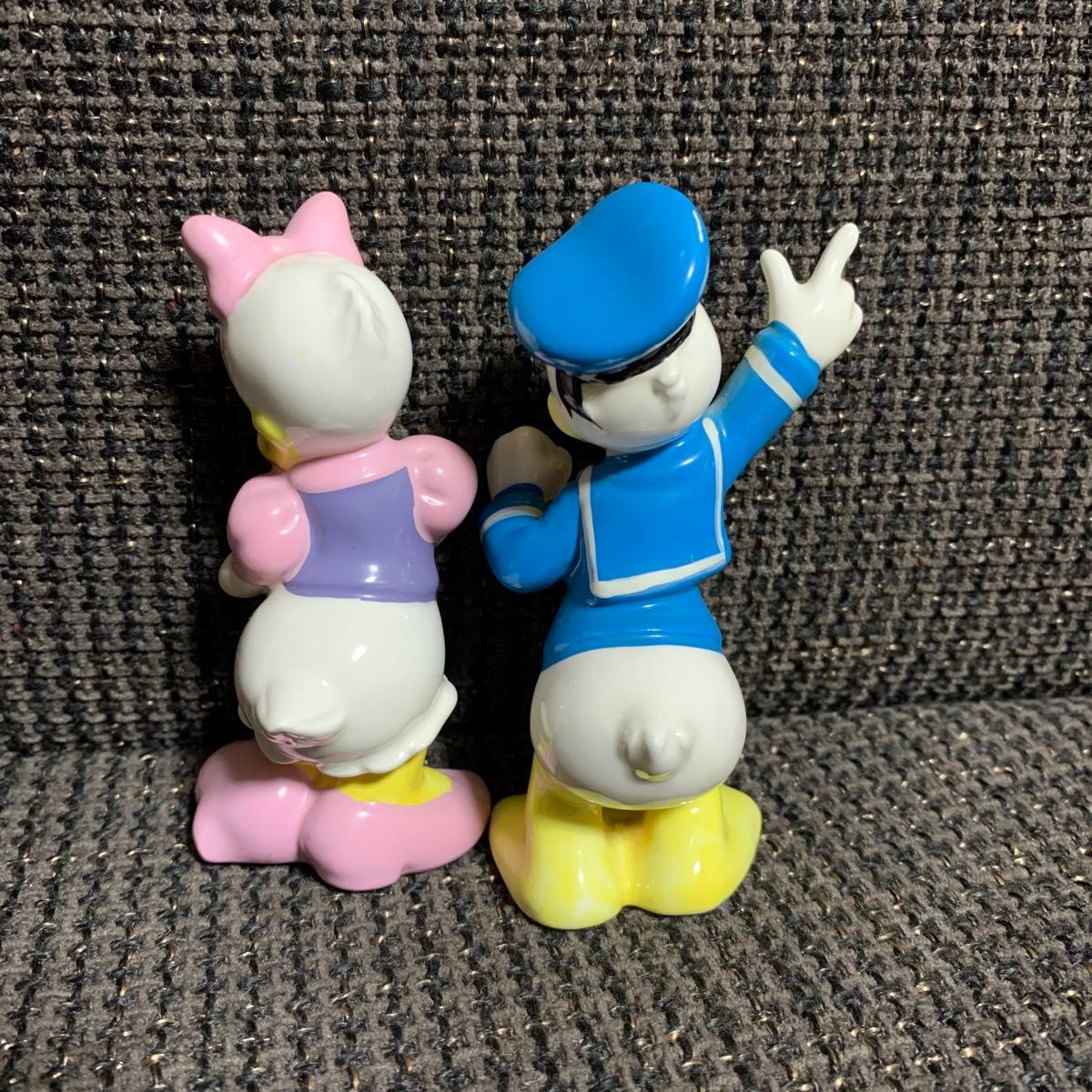 希少 レア ディズニー ミッキー＆フレンズ 陶器 フィギュア オルゴール