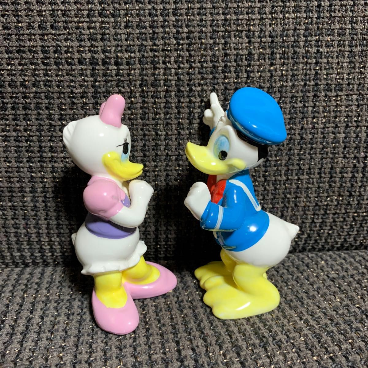 希少 レア ディズニー ミッキー＆フレンズ 陶器 フィギュア オルゴール